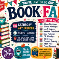 Book lovers invited to Potton event on Saturday