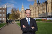Blake Stephenson MP outside Parliament