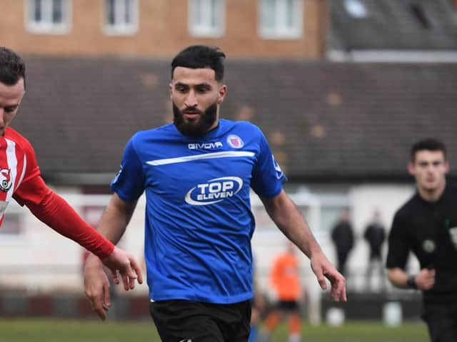 Mahmut Caglar was on the scoresheet for Biggleswade in their 6-0 win