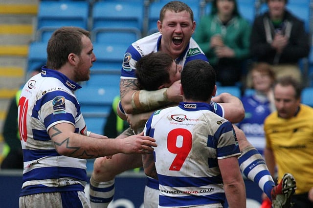 The crowd at The Shay enjoyed plenty of try scoring action