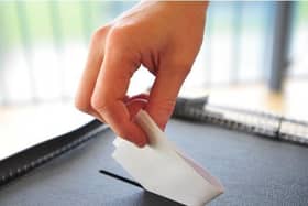 Voting stock image