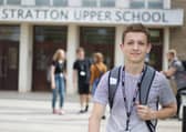 Photo: from the Stratton Upper School Sixth Form prospectus.