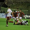 Action from the Lewes-Worthing clash / Picture: Angela Brinkhurst