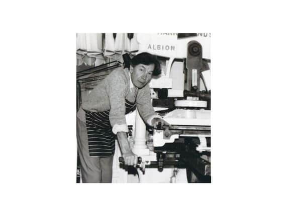Eastbourne artist and printmaker Robert Tavener