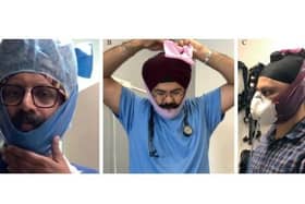 The team behind the innovative ‘Singh Thattha’ technique hopes it will address workforce inequalities affecting bearded individuals working in Covid-19 care