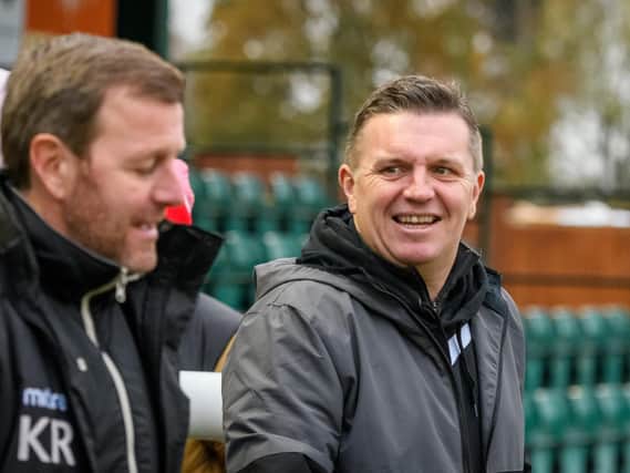 Biggleswade Town manager Chris Nunn