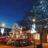 Christmas has come early to Sandy this year with the switch-on of the town's lighting scheme