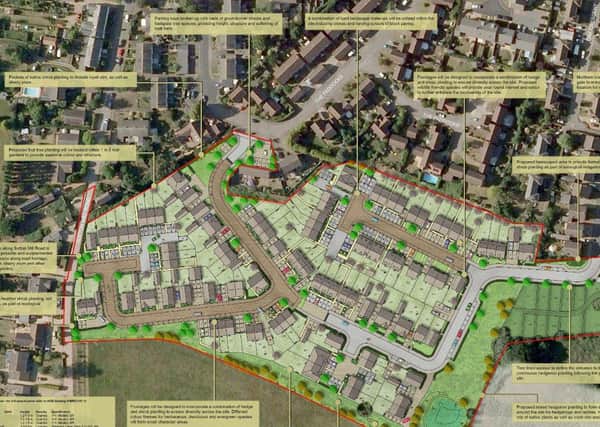 Homes plan for land to the south of The Ridgeway, Potton PHOTO: Kier Living Ltd