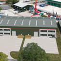 This image shows how Building 1030 will appear after completion.