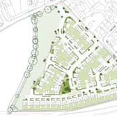 Site plan for Hayfield Park at Bromham