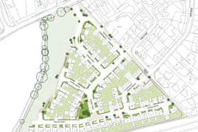 Site plan for Hayfield Park at Bromham