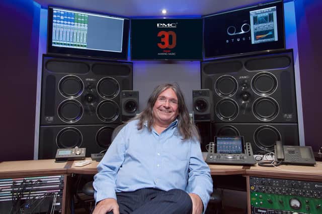 Peter with PMC’s  QB1 XBD -  its latest studio speaker -  at Tape London. In the 30 years, PMC’s workforce has gone from two to 60 around the world, including in LA.