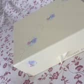 The memory box for baby Harry.