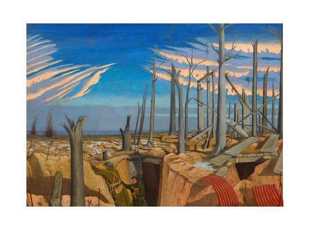 John Nash, Oppy Wood, 1918. Oil on Canvas. © Imperial War Museum