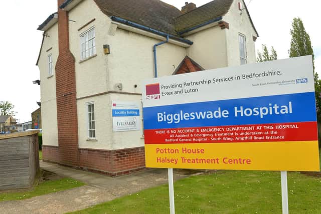 Biggleswade Hospital.