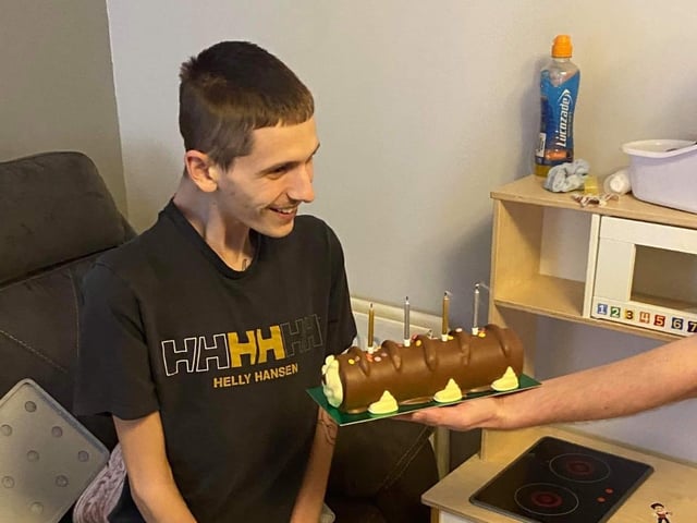 James celebrates his birthday.