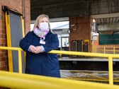 Liz Mead, accessibility champion at nearby Stevenage station.