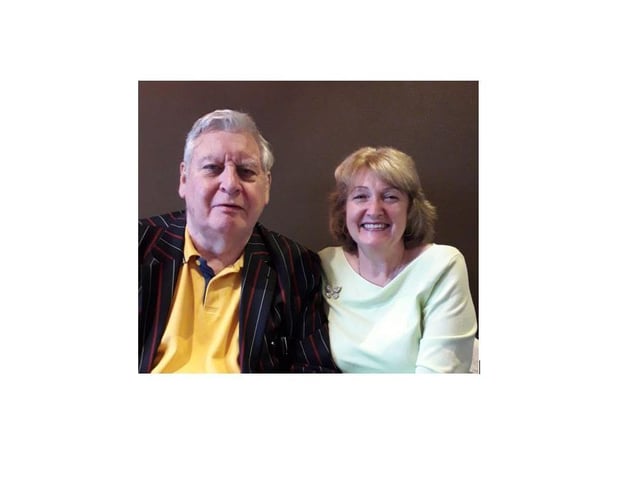 Tony with wife and fellow author Heather Flood