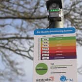 Air pollution sensors in Bedfordshire. Photo by Westcotec