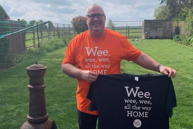 Gary is walking to raise awareness of Fight Bladder Cancer