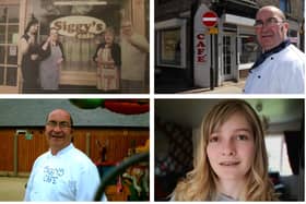 The opening in 2008  with staff Verity, Lin, Gwen and Keith; Keith, who lives in Upper Caldecote, and Eloise.