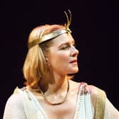 Kim Cattrall (Cleopatra). Antony and Cleopatra. Photo by Georgia Oetker