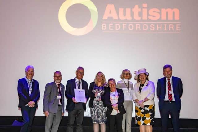 Some of the volunteers from Autism Bedfordshire