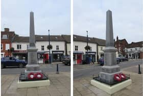 Shefford War Memorial. Photos: Cllr Paul Mackin.
