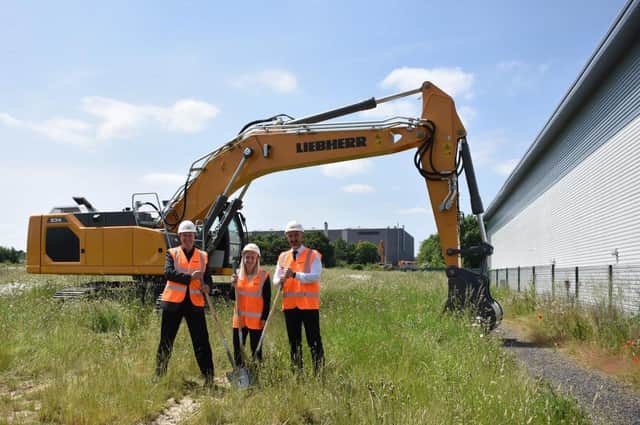 L to R:  Richard Everist, Managing Director – Cranes and Concrete; Claire Webber, Managing Director – Finance & Administration; and Lee Palmer, Managing Director - Earthmoving