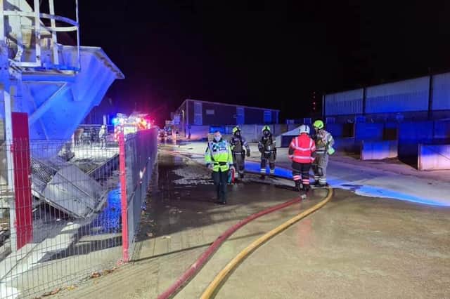 The incident was closed just before midnight. PIC: BFRS