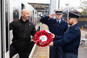 Pictured left to right: Noel Hughes (Thameslink), Steve King (RAF Henlow) and Oliver Evans (RAF Henlow).