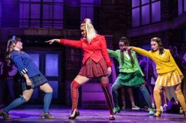 L-R Rebecca Wickes, Maddison Firth, Merryl Ansah & Lizzy Parker - Heathers UK Tour 2021 - Photos by Pamela Raith (13)