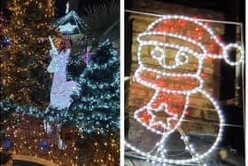Paul and Anne's lights bring Christmas cheer to the community.