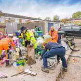 A waste amnesty was held to help tidy the estate up