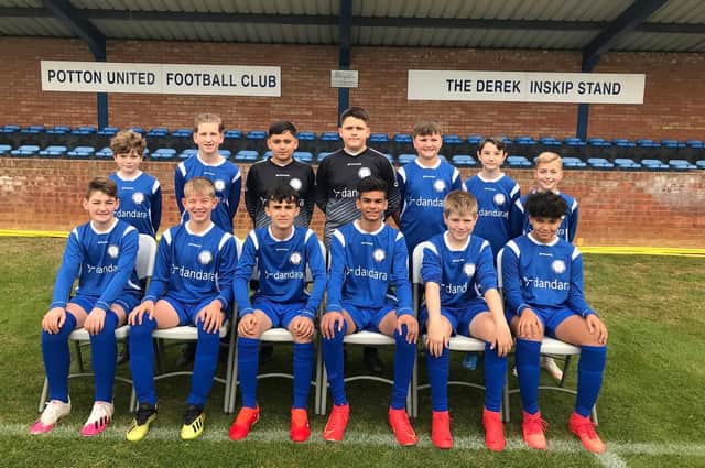 Potton United Youth Football Club has scored a £500 sponsorship deal from local housebuilder Dandara, who is building its Copsewood development nearby the football club on Mill Lane, Potton. The sponsorship went towards providing a new kit for the under 13s team. Chairman Steve Judd said: “Our under 13s team are proud to be wearing their new kit for their upcoming matches this season. Our club relies on donations and volunteers so the sponsorship from Dandara is a very welcome contribution to support our organisation which is working hard to engage with the local youth in Potton.”