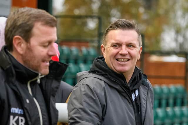 Biggleswade Town manager Chris Nunn