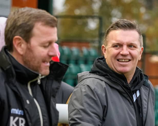 Biggleswade Town manager Chris Nunn