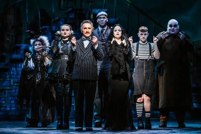 The cast of The Addams Family. Photo: Pamela Raith
