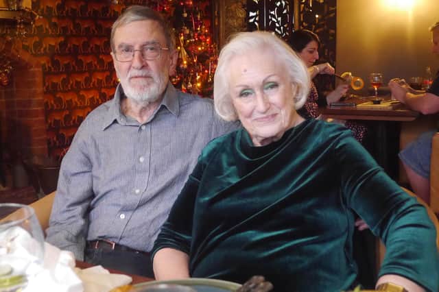 John and Valerie Penfare celebrated their 60th anniversary with a family meal