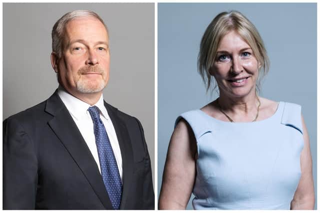 Richard Fuller and Nadine Dorries