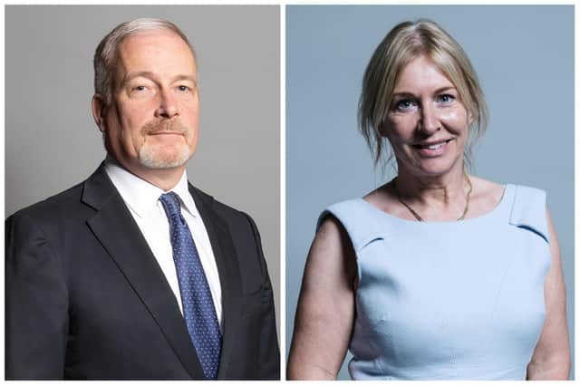 Richard Fuller and Nadine Dorries