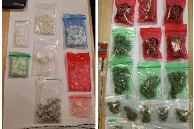 The seized drugs. Photo: Bedfordshire Police.