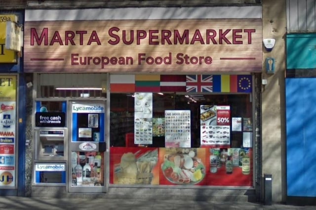 Marta Supermarket at 59B Bridge Street has a 1 rating, inspected in May 2021