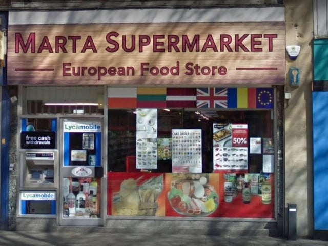 Marta Supermarket at 59B Bridge Street has a 1 rating, inspected in May 2021