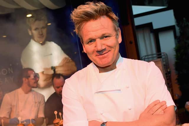 Gordon Ramsay rescued  a Bedfordshire dinner lady from a potential kitchen nightmare, (Photo by Ethan Miller/Getty Images for Vegas Uncork'd by Bon Appetit)