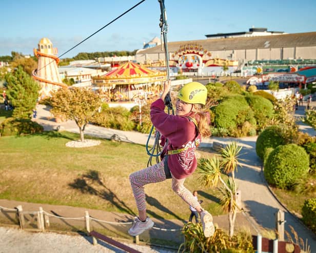 Daredevil kids can have a go at Butlin's zipwire