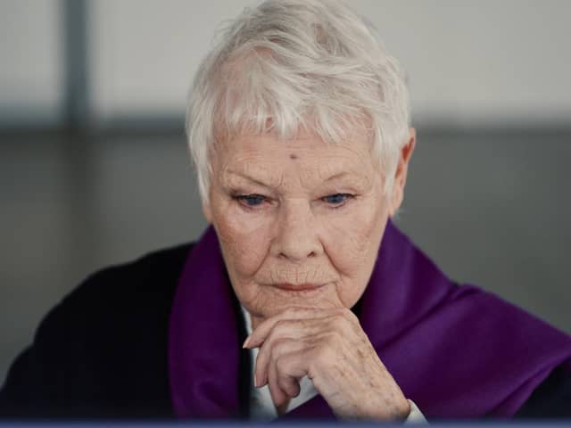Academy Award-winning actress Dame Judi Dench in her first-ever commercial.