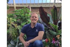 Fairlight Hall head gardener John Myers