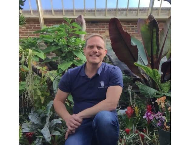 Fairlight Hall head gardener John Myers