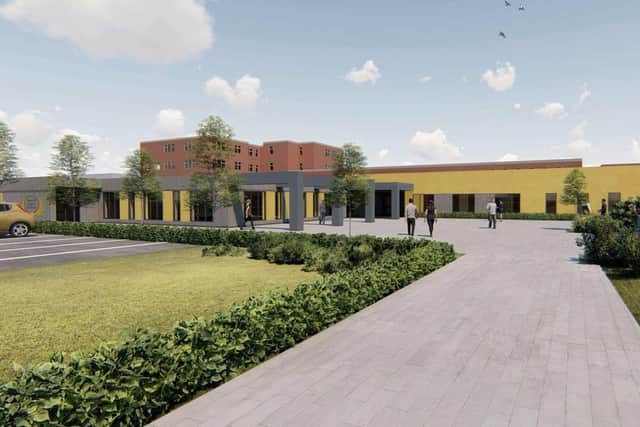 An artist's impression of the school